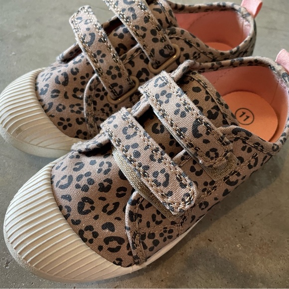 Toddler Parker Leopard Print Sneakers 11T - Picture 2 of 5